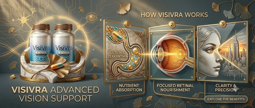 How Visivra works: nutrient absorption, focused retinal nourishment, clarity and precision